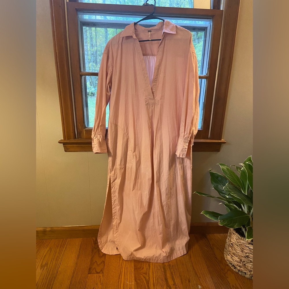 Free People Pink Maxi Dress